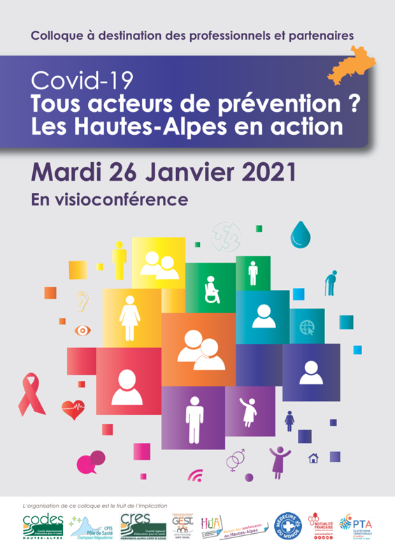 Colloque départemental CoDES 05 - Covid-19... Tous acteurs de prévention ? Les Hautes-Alpes en action !