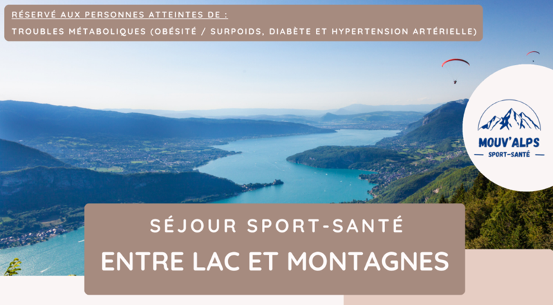 Séjour Sport-Santé à destination de personnes présentant des troubles métaboliques