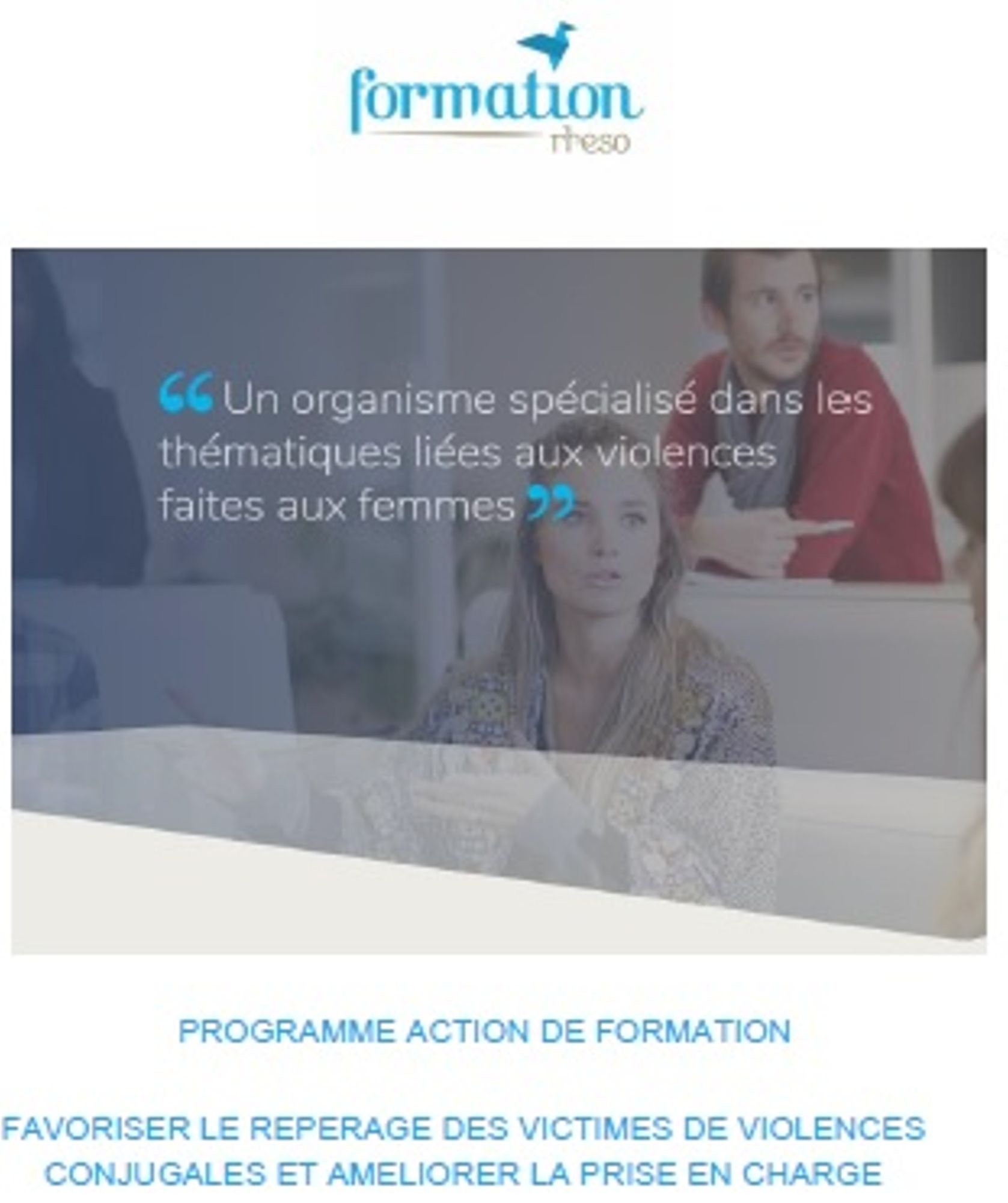 Formation des professionnels de santé – Violences conjugales, repérage des victimes et prise en charge