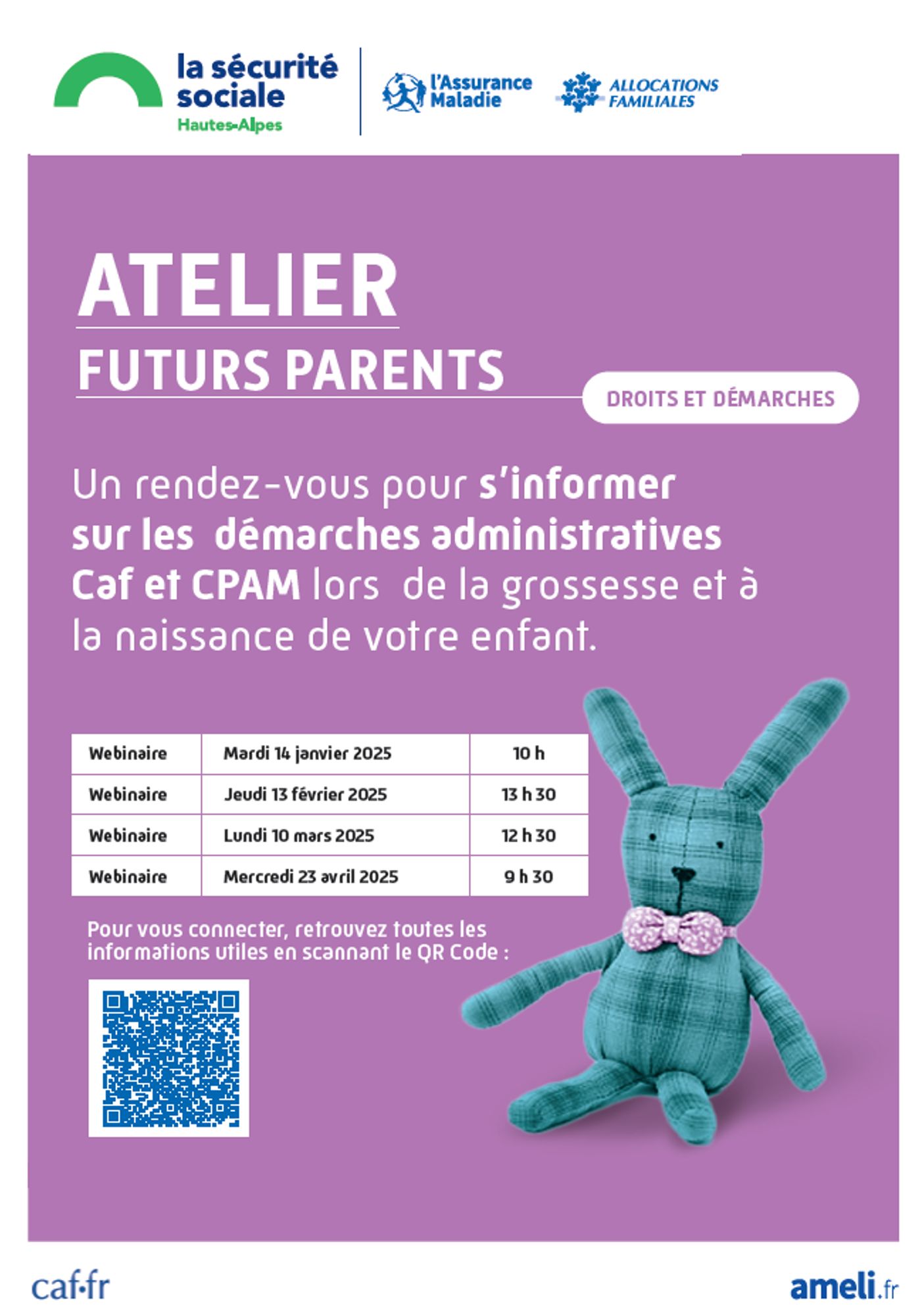 Atelier futurs parents - La sécurité sociale Hautes-Alpes
