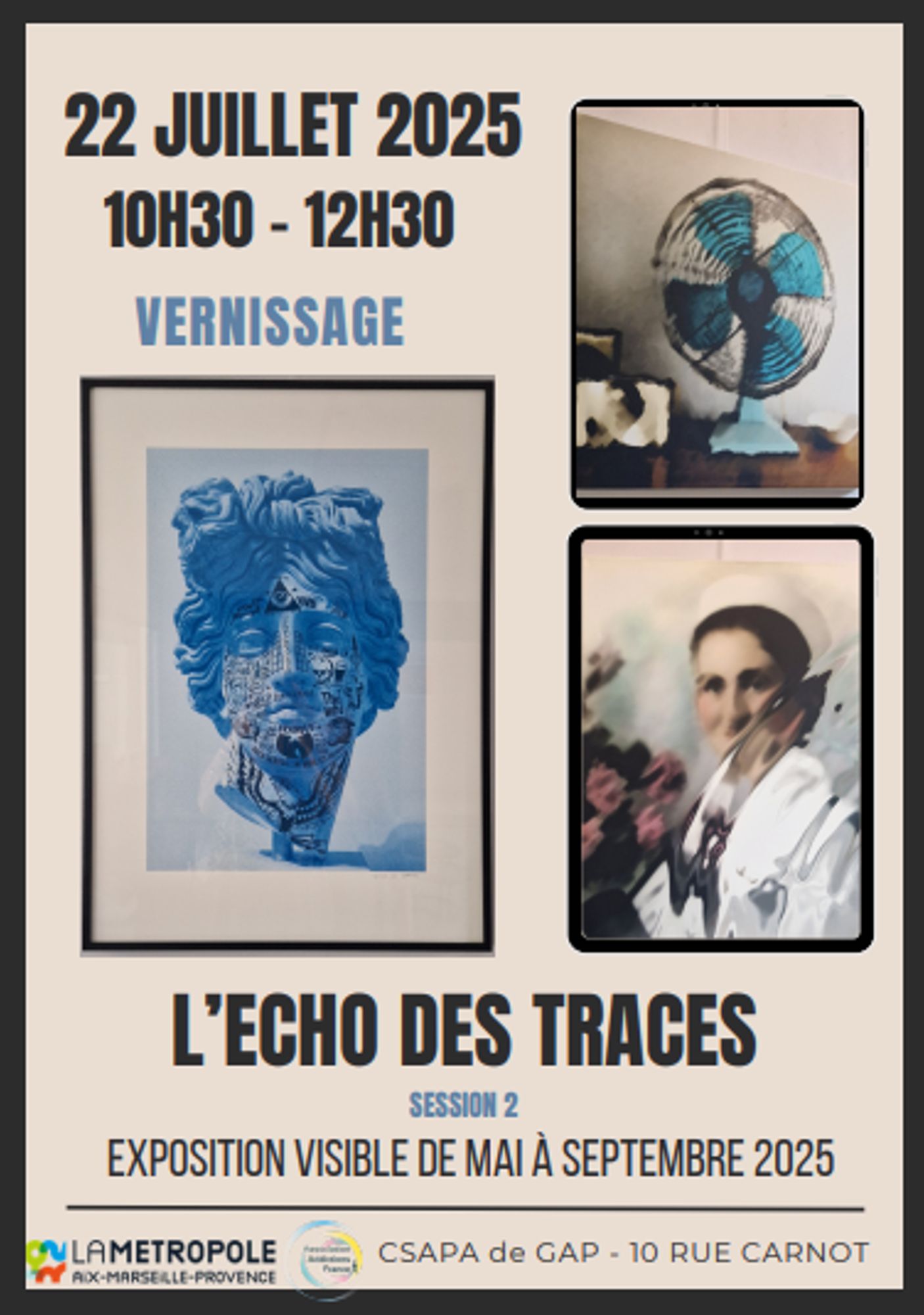 Vernissage exposition "L'écho des traces"