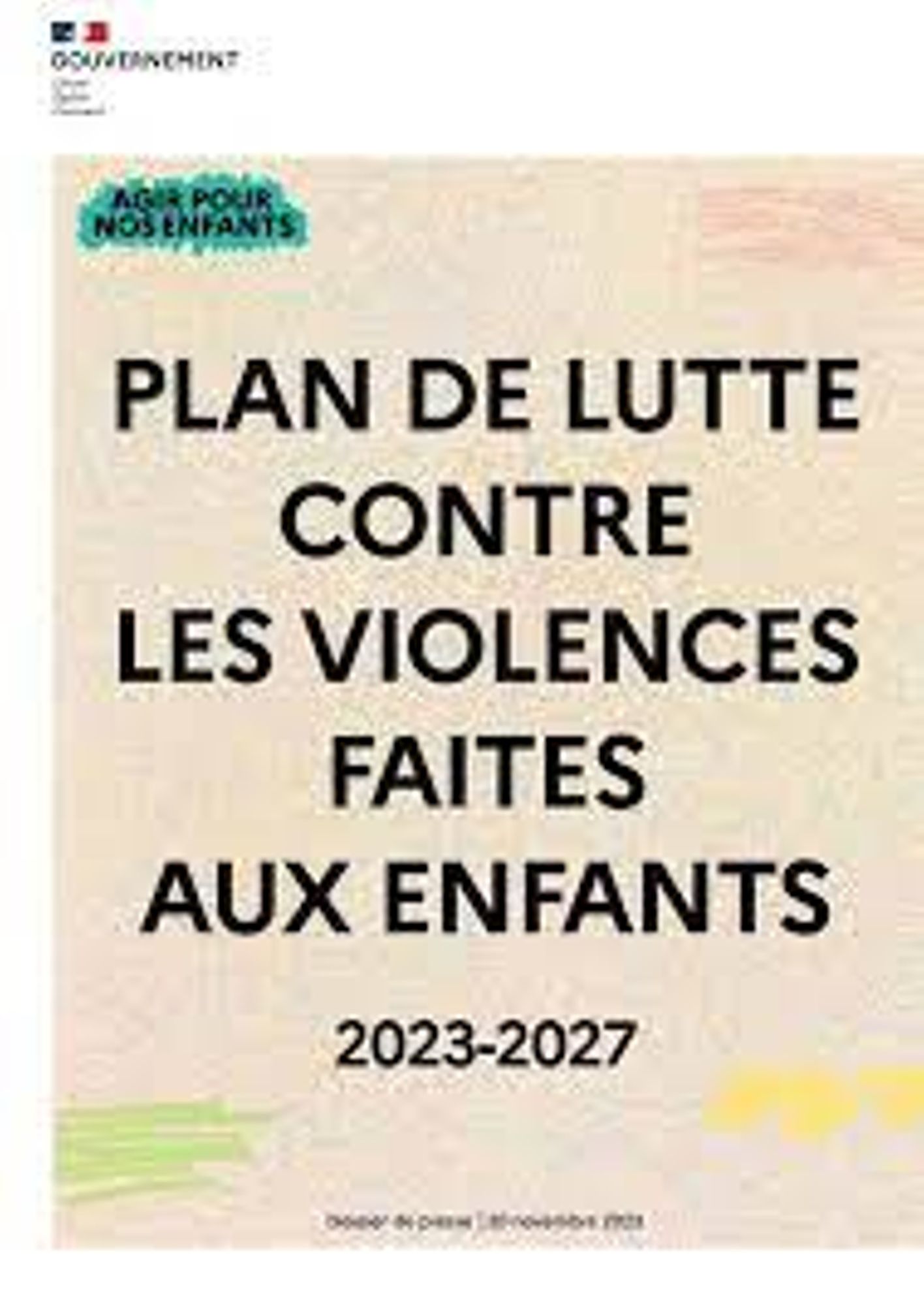 Plan de lutte contre les violences faites aux enfants