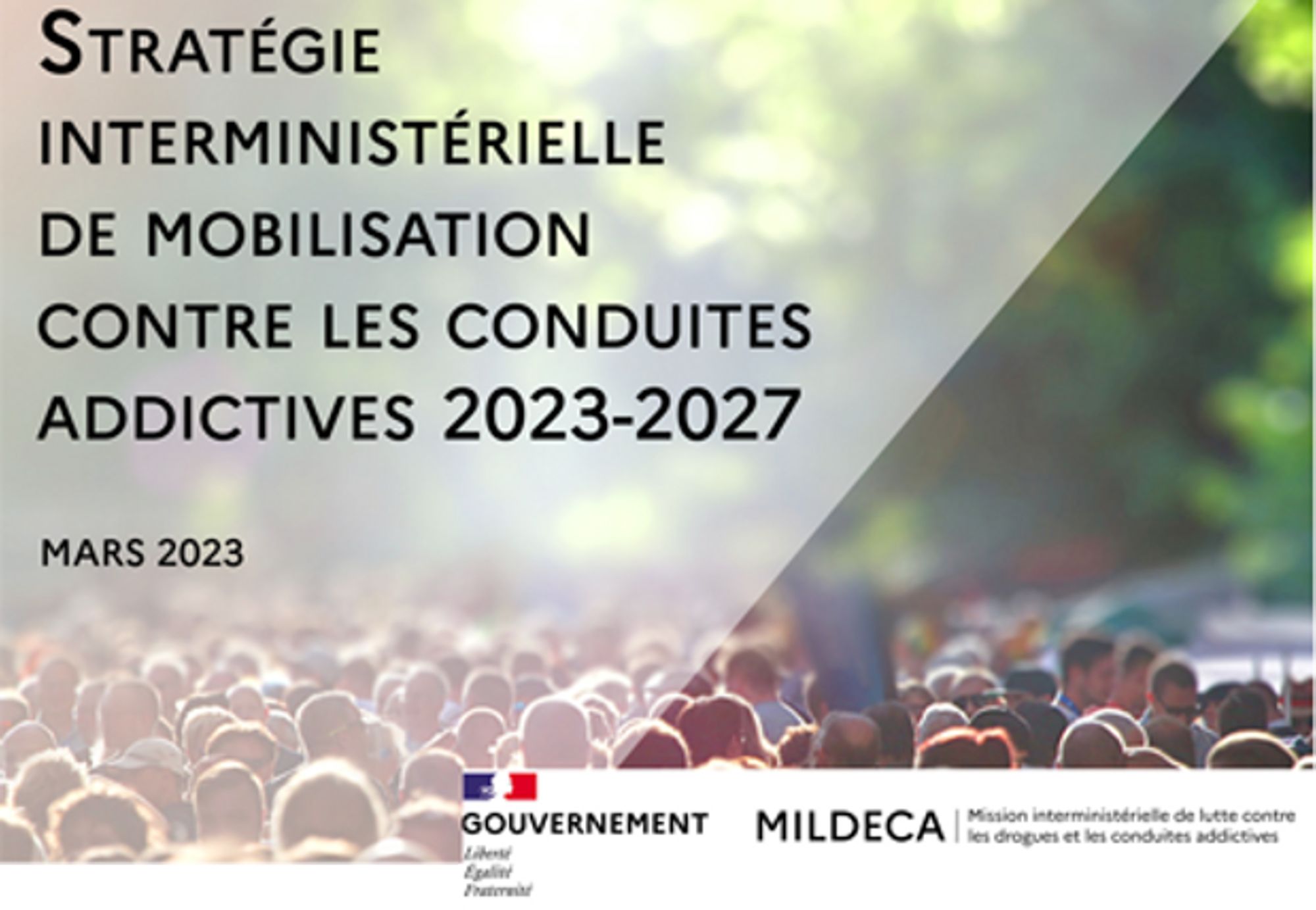 Stratégie interministérielle de mobilisation contre les conduites addictives